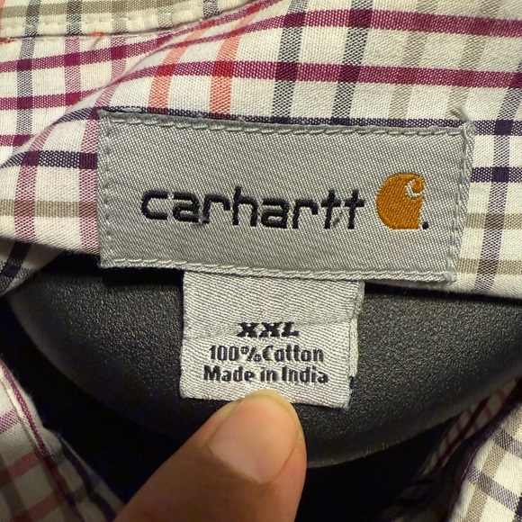 Men’s Carhartt Longsleeve Button Down Shirt Sz XXL in great condition - Picture 8 of 8